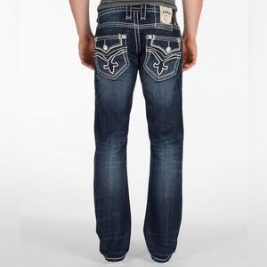 ROCK REVIVAL Mens Mikael Slim Straight Jeans Sz 30